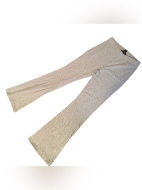 Ambiance Gray Knit Flare Leg Pants Women’s Small Stretch Pull-On Casual